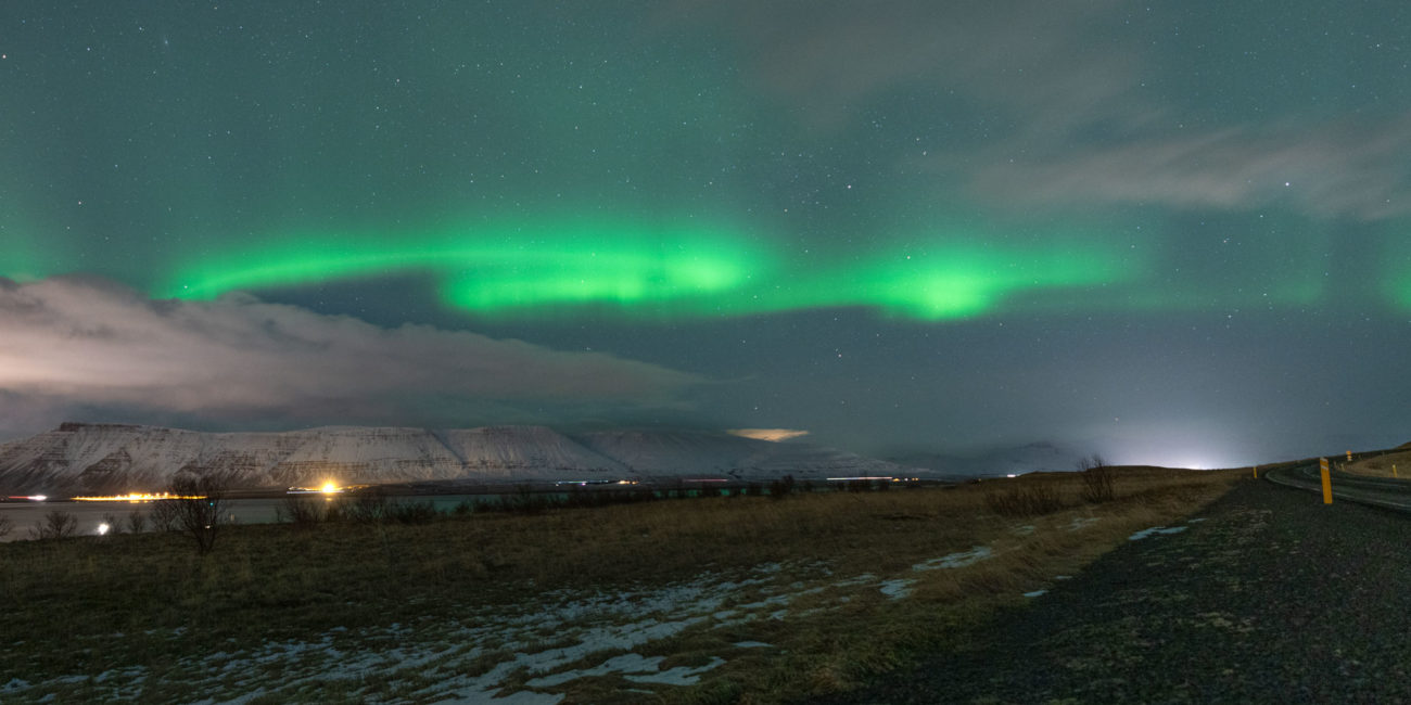 Aurora boreale in Islanda
